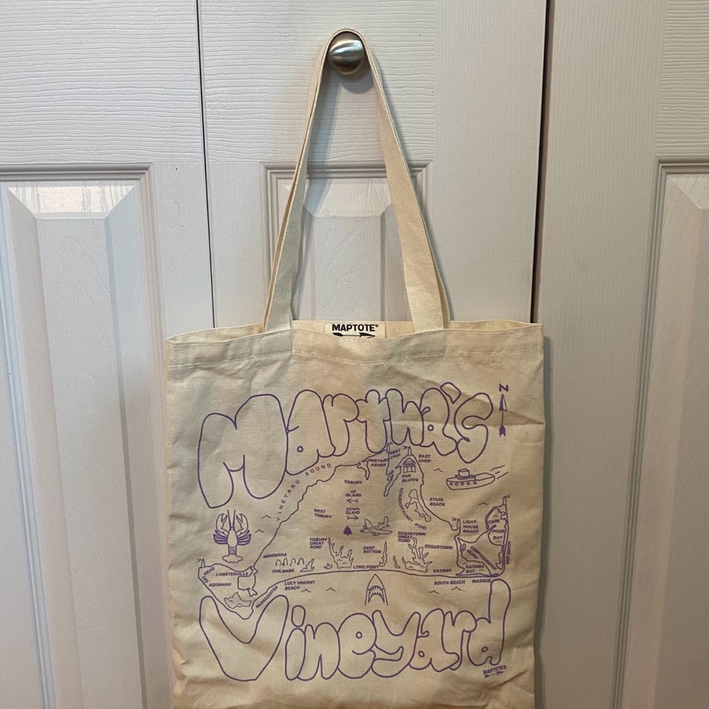 🍀VTG Martha's Vineyard Tote Bag